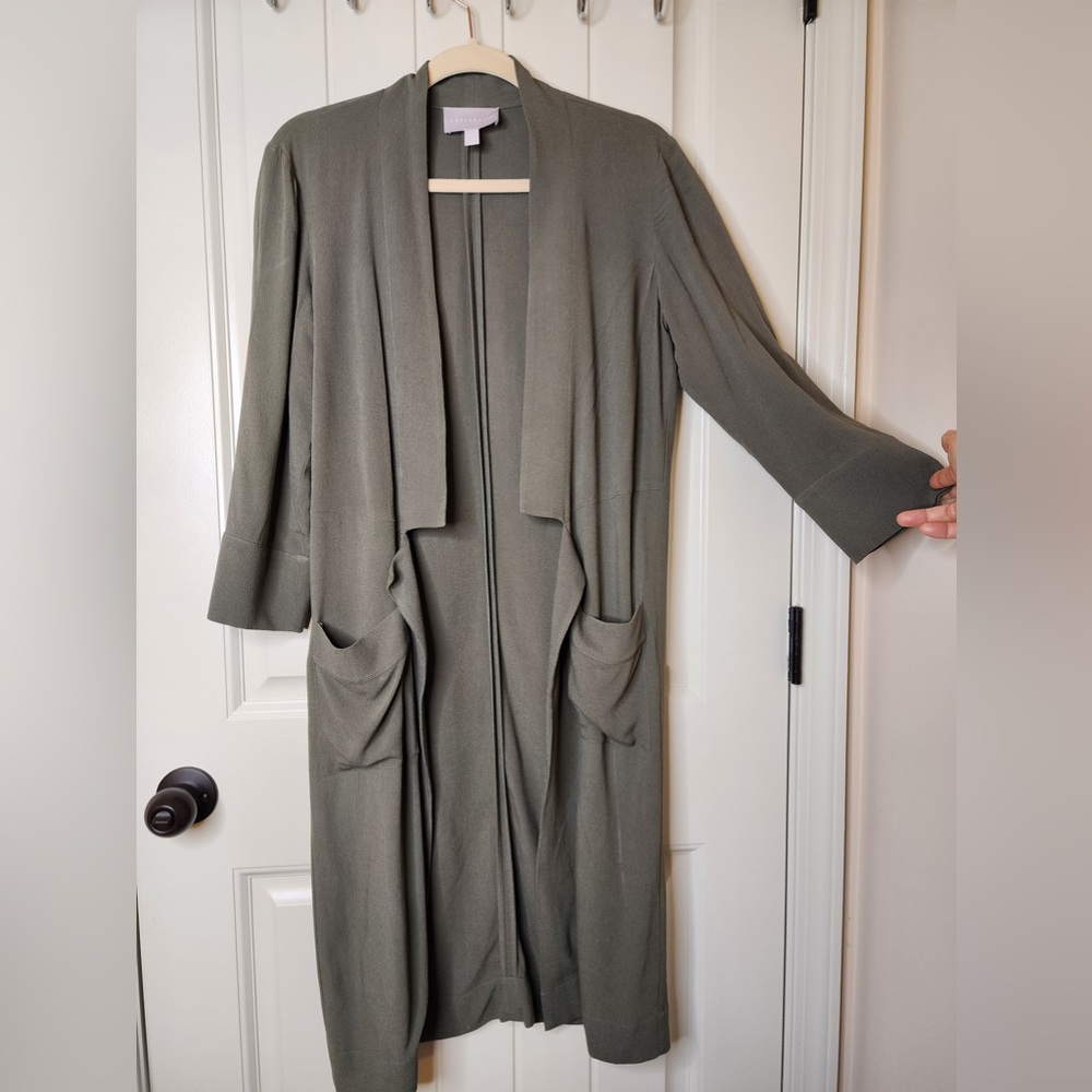Chelsea28 Notch detail duster